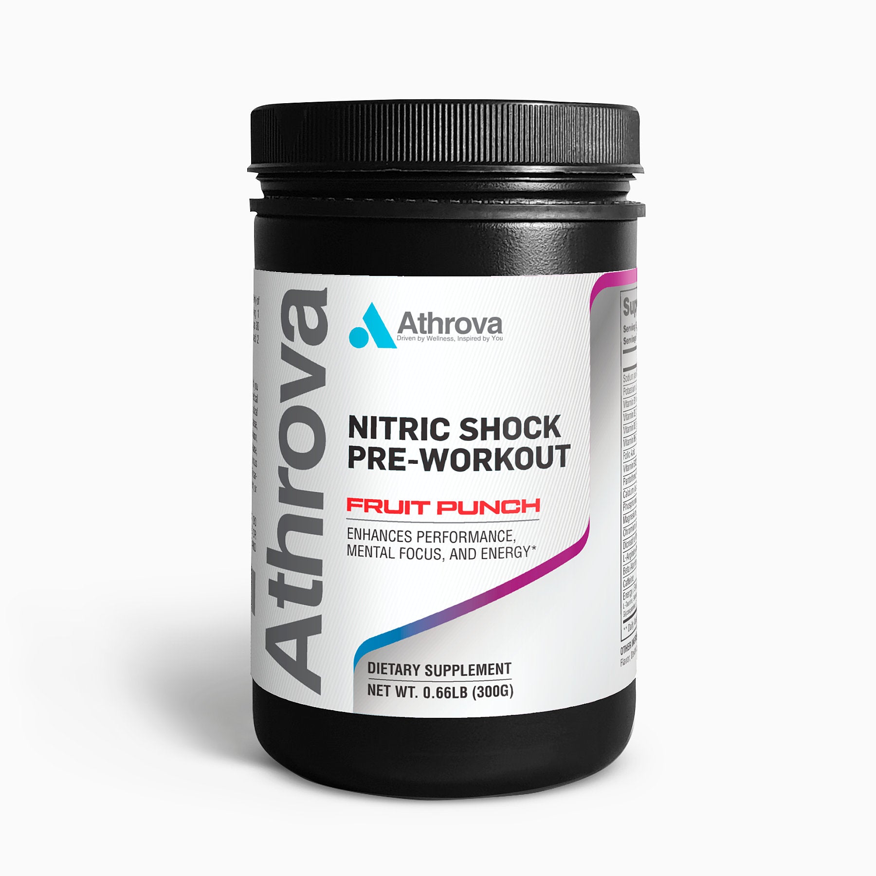 Nitric Shock Pre-Workout Powder (Fruit Punch)