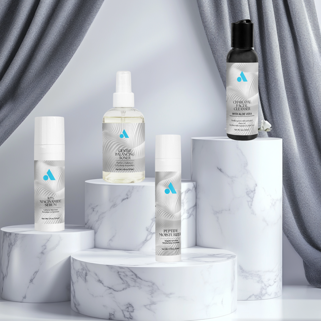 Athrova Prime Skin System – 4-Step Black Skincare Routine for Men & Women